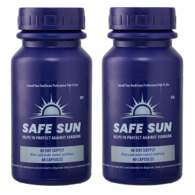 Safe Sun Skin Shield and Sunburn Protection 60's +60's